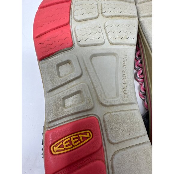 Keen Womens Uneek Sandals Pink & Gray Braided Slip On Sandals Size 7.5 - Picture 12 of 12